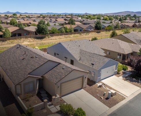 Kore Roofing crew on a residential roofing project